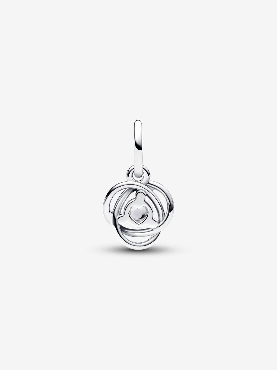 Pandora Clear Eternity circle dangle/ June birthstone