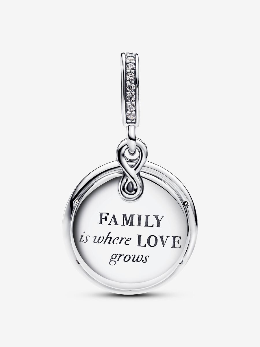 Pandora Glow in the dark infinity tree double dangle charm