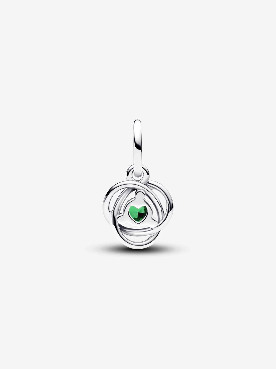 Pandora Green eternity circle bangle/May birthstone