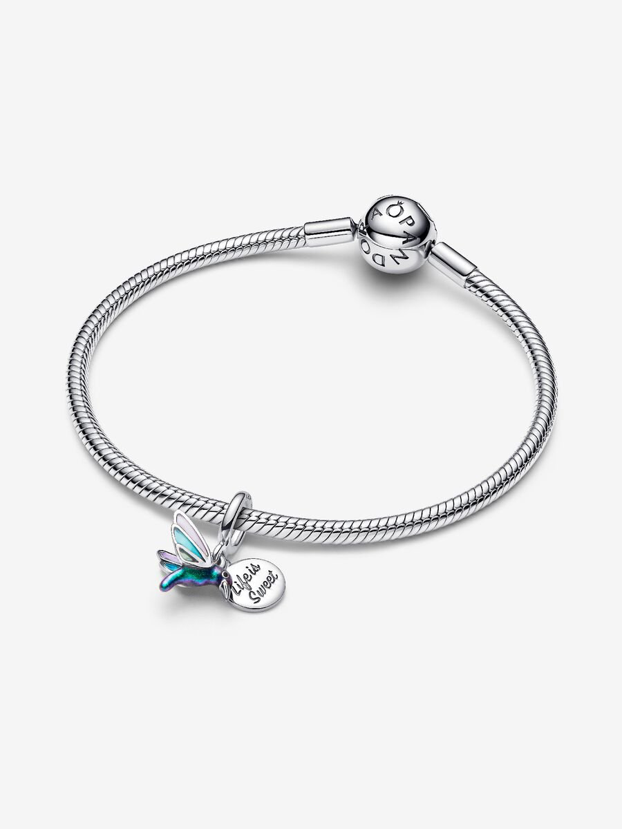 Pandora Hummingbird double dangke charm