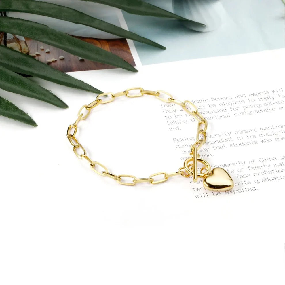 Love on top t-bar necklace set