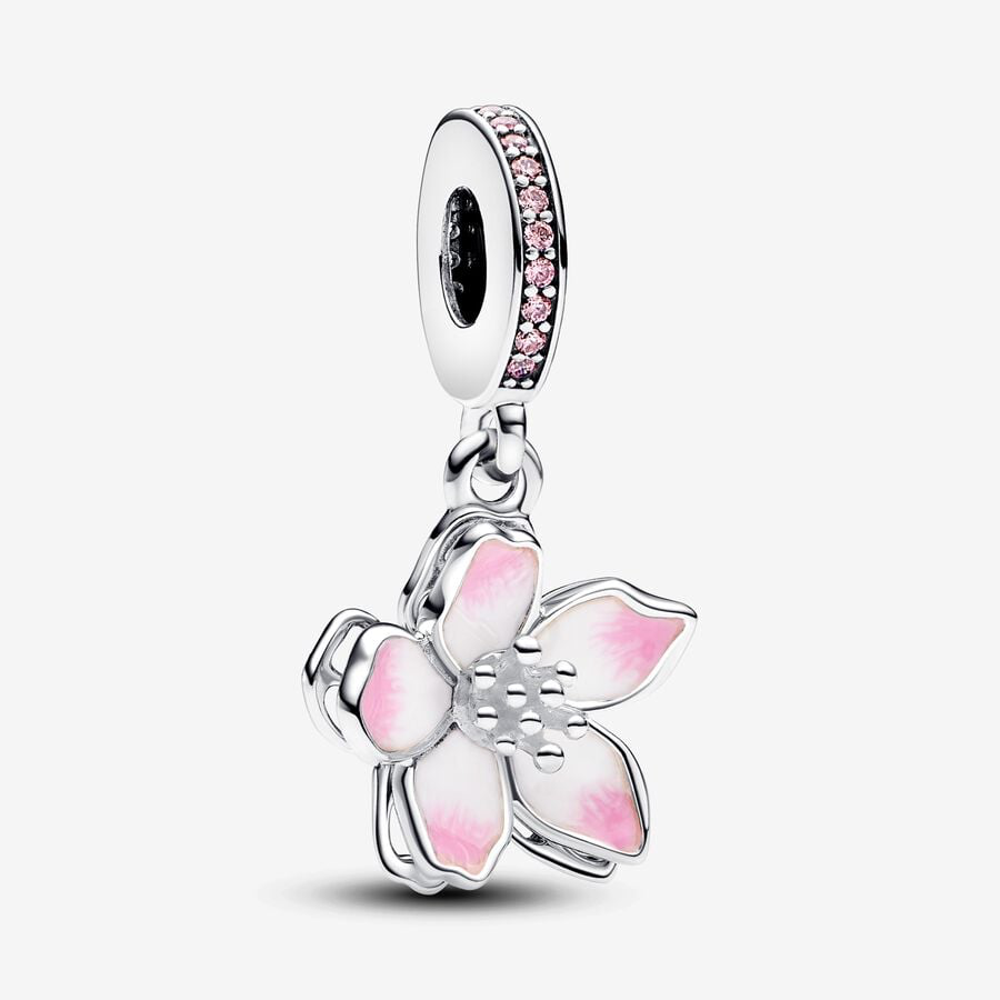 Pandora cherry blossom dangle charm