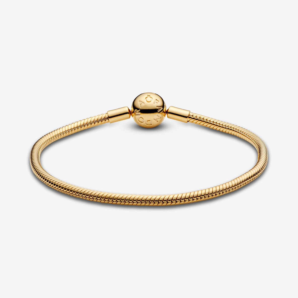 Pandora Moments Gold-plated snake chain bracelet