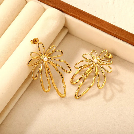 Ember s/steel earrings