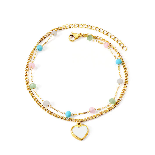 Jewel nest anklet