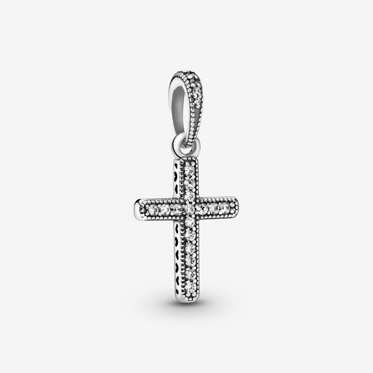 Sparkling cross pendant/charm