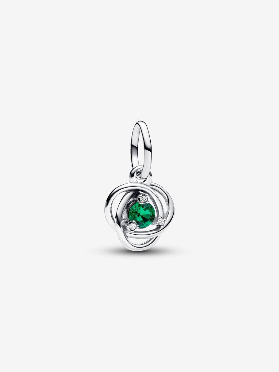 Pandora Green eternity circle bangle/May birthstone