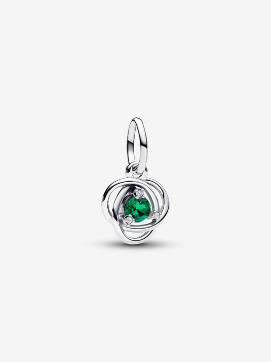 Pandora Green eternity circle bangle/May birthstone