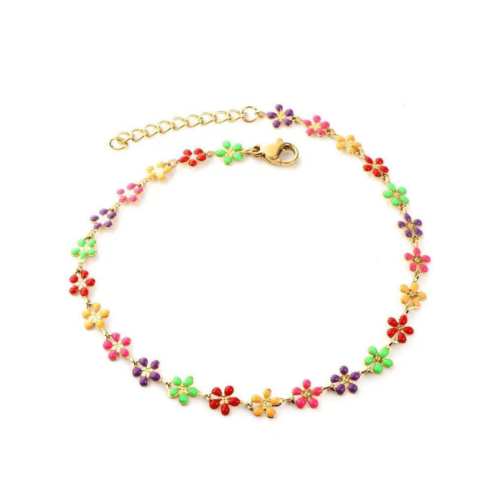 Luxe petal anklet