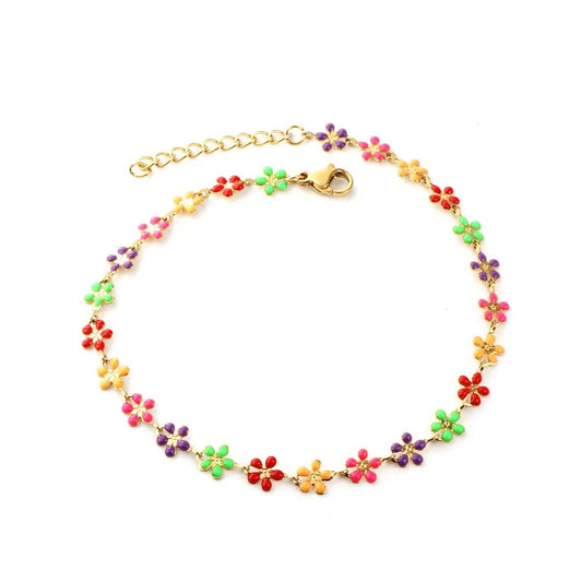 Luxe petal anklet