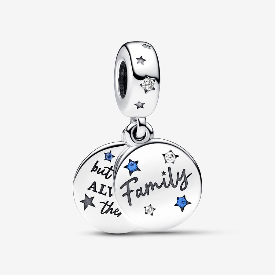 Family love double dangle charm