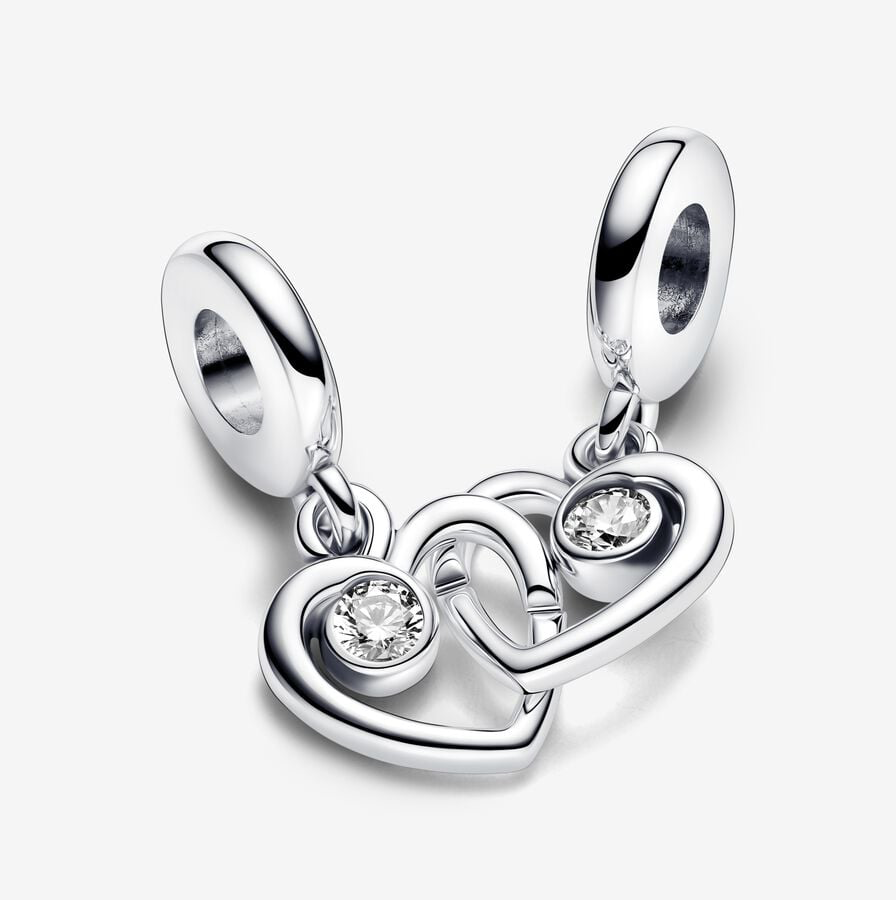 Pandora Forever & Always splittable dangle charm