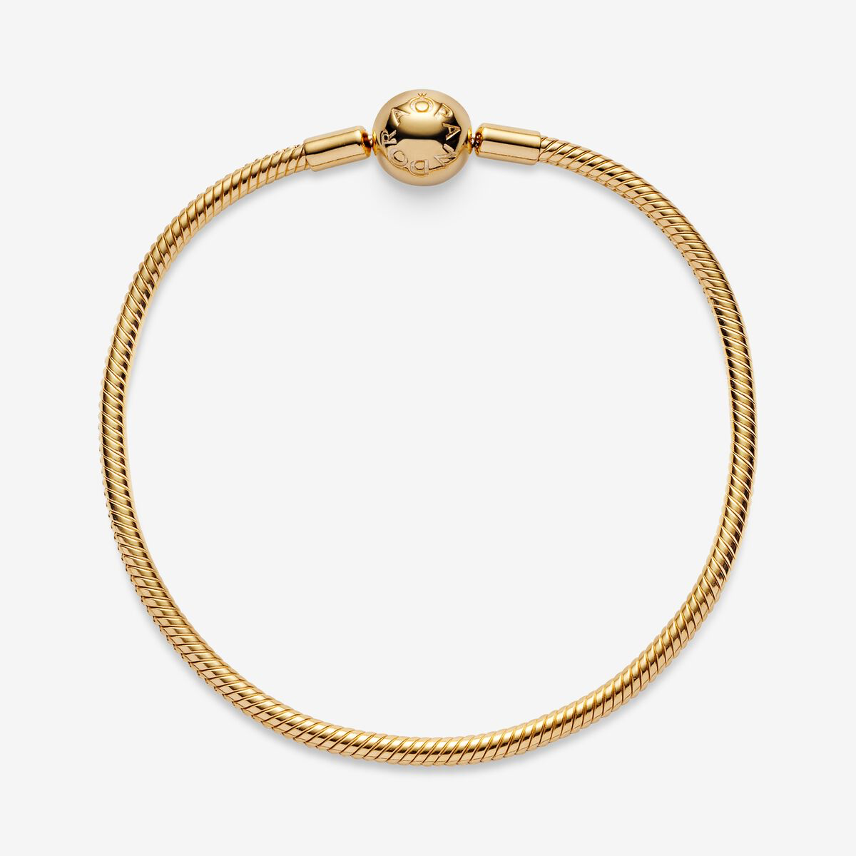 Pandora Moments Gold-plated snake chain bracelet