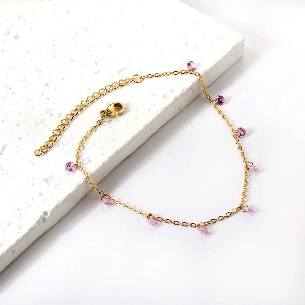 Twinkle tree anklet