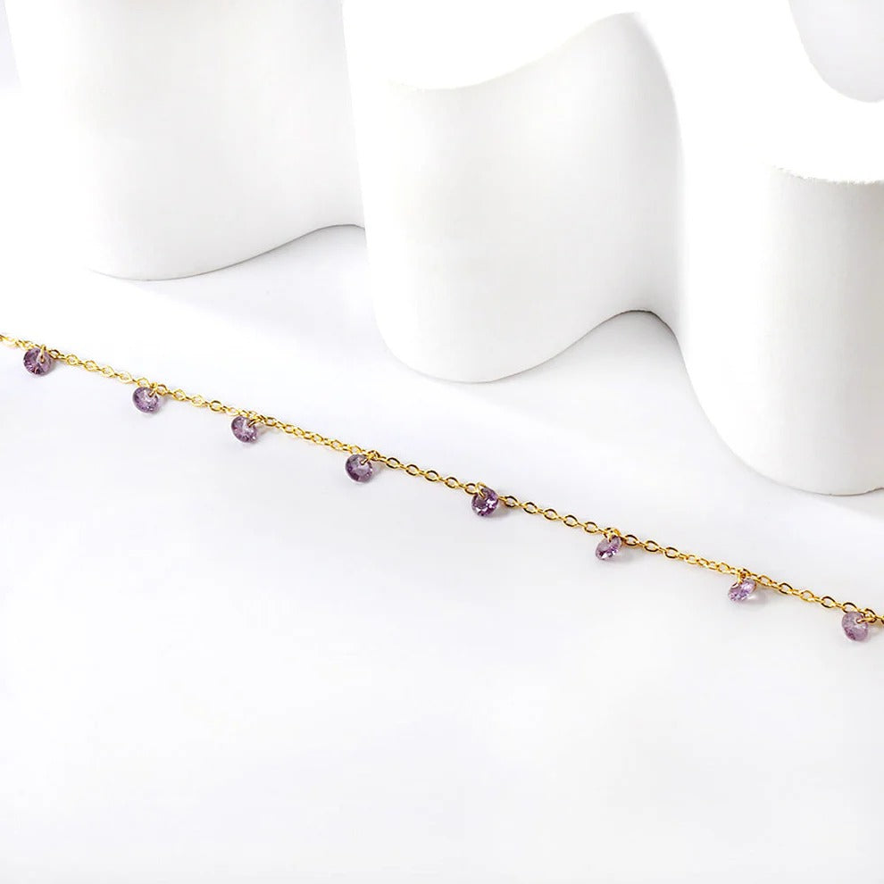 Twinkle tree anklet