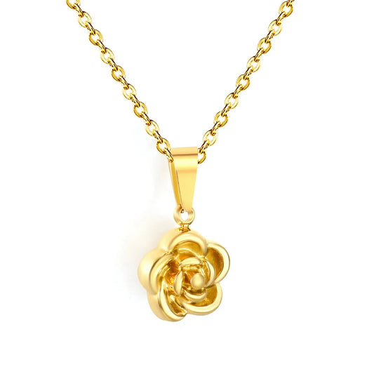 Petal touch necklace