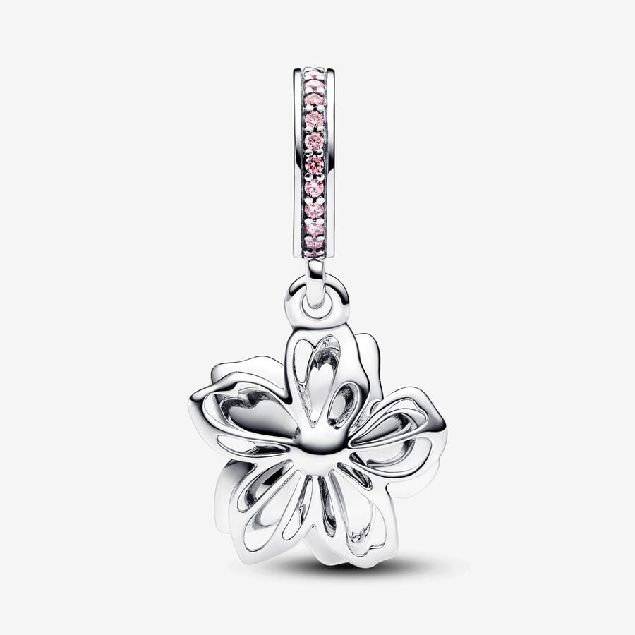 Pandora cherry blossom dangle charm