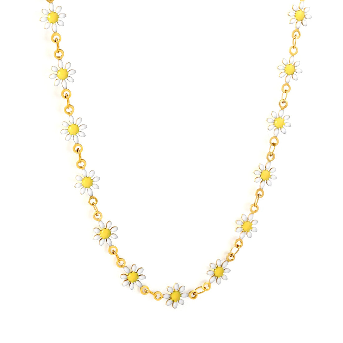 Golden kiss necklace