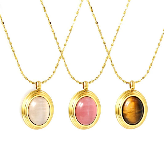 Golden aura necklace