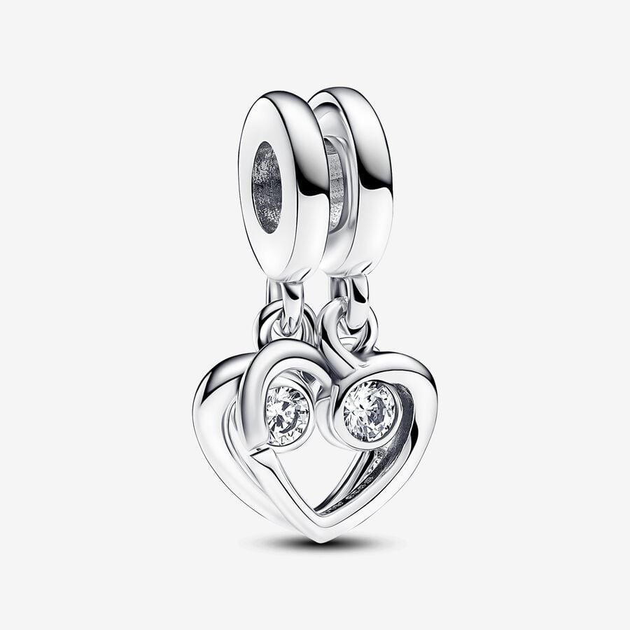 Pandora Forever & Always splittable dangle charm