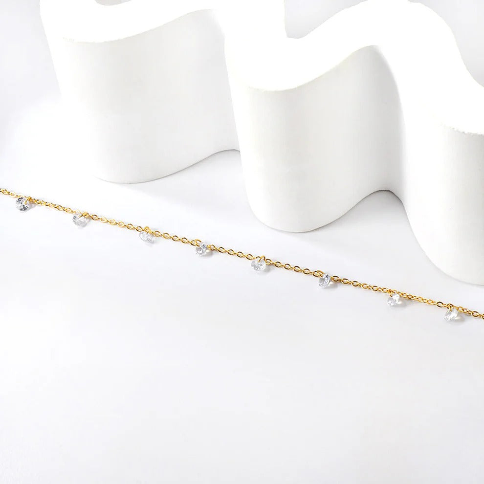 Twinkle tree anklet