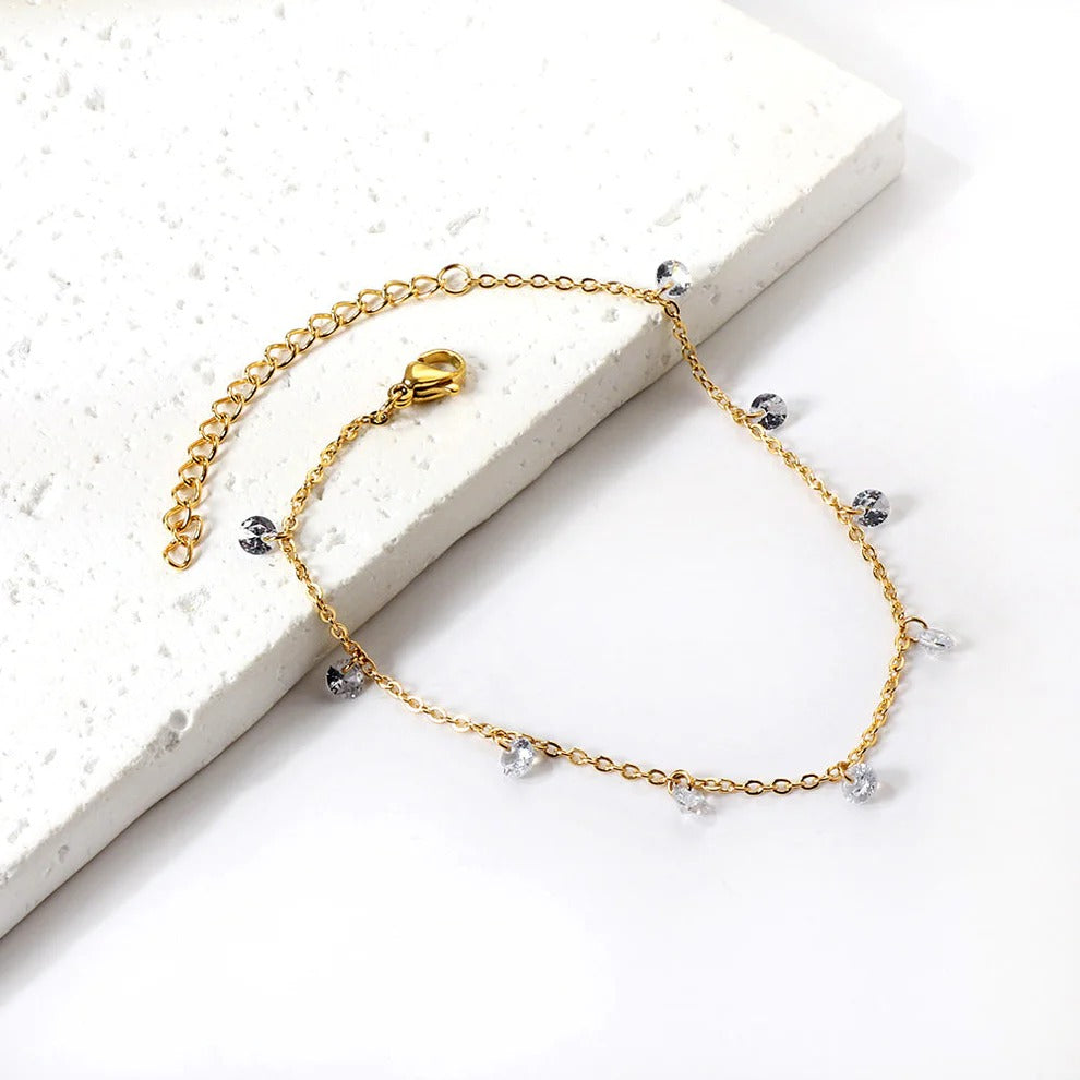 Twinkle tree anklet