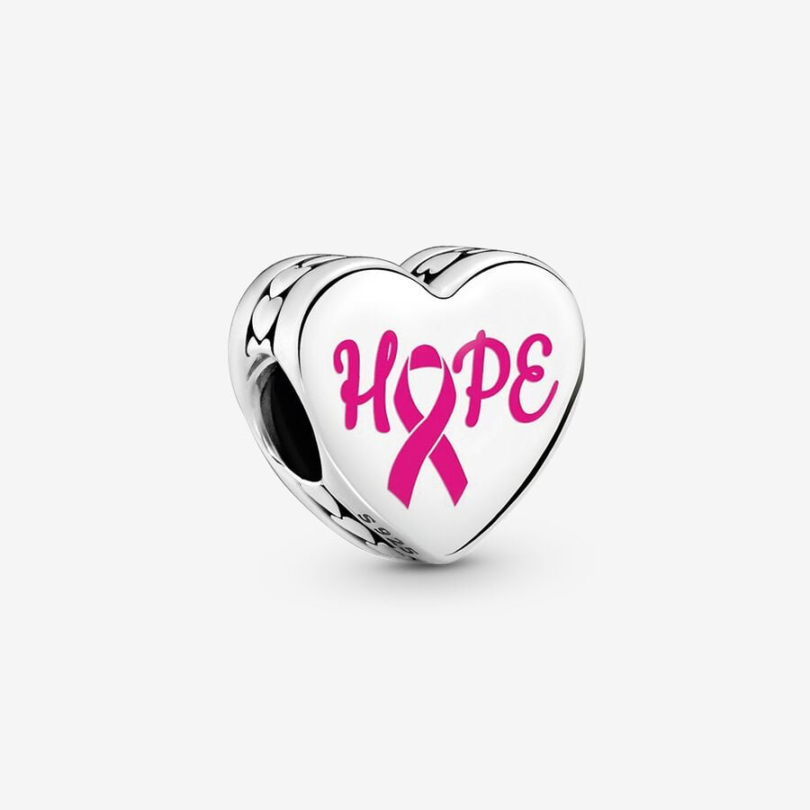 Hope Pink Ribbon charm