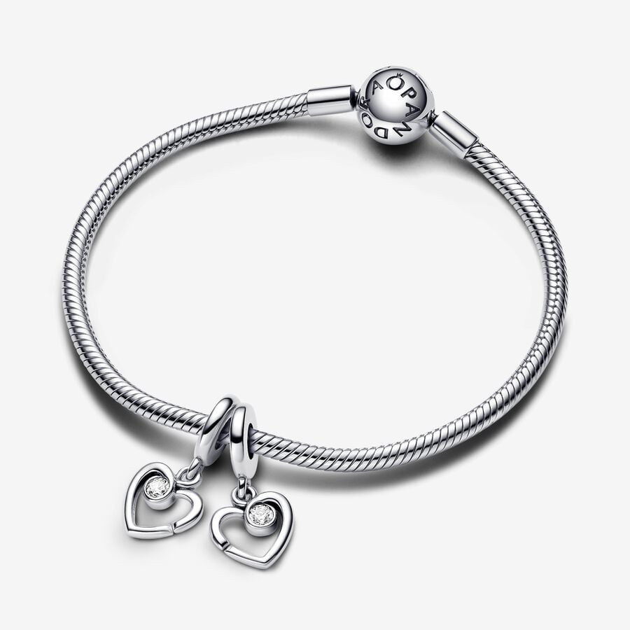 Pandora Forever & Always splittable dangle charm