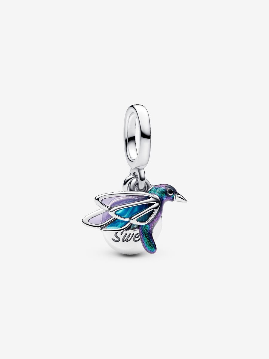 Pandora Hummingbird double dangke charm