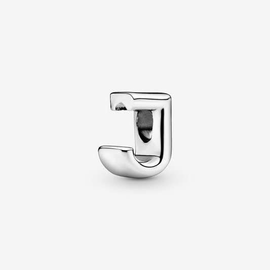 Letter J alphabet charm