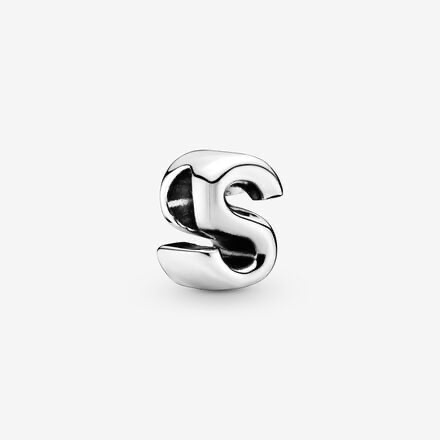 Letter S alphabet charm