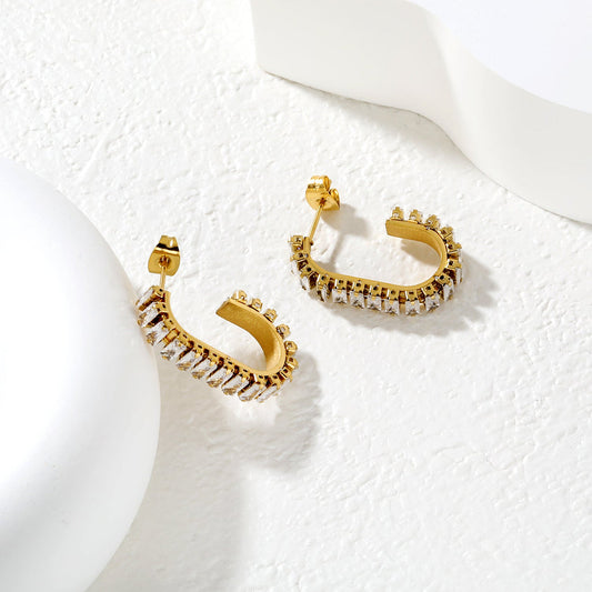 Seraphina s/steel earrings