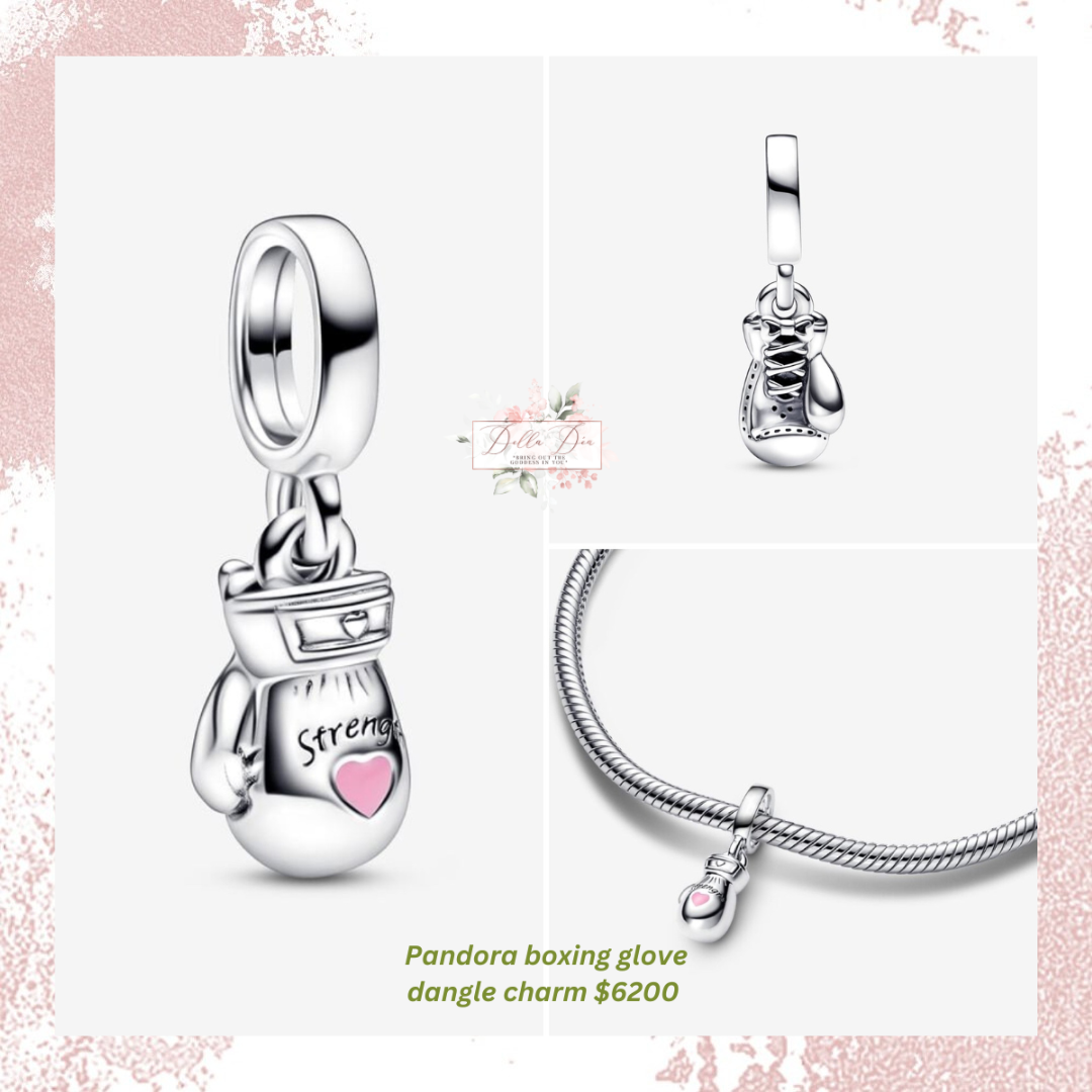 Boxing glove dangle charm